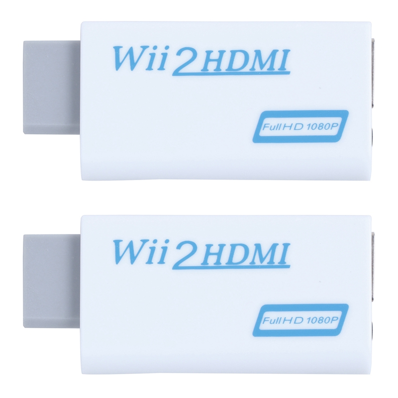 2X wii HDMI Wii2hdmi Ǯ HD FHD 1080P   3.5Mm   
